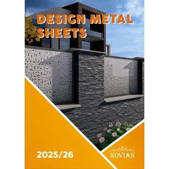 Zábradlí Tlačený katalóg Plechových výplní