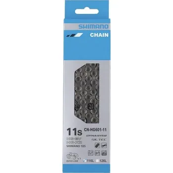 Řetěz na kolo Řetěz SHIMANO CN-HG601-11 11rychlostní 126 článků QUICK-LINK E-BIKE HG-X11
