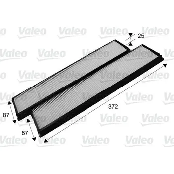 Kabinový filtr Filtr, vzduch v interiéru VALEO 715684