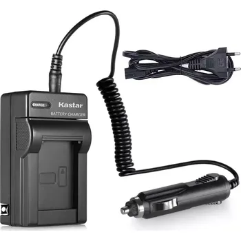 TopTechnology Nabíječka baterie Panasonic DMW-BCJ13E, 230V / 12V, pro digitální fotoaparáty, plus adaptér pro nabíjení v autě