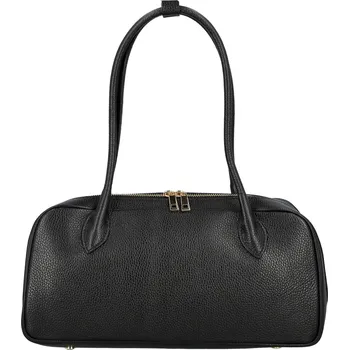 Kabelka Trendy dámská kožená kabelka na rameno Halija, černá