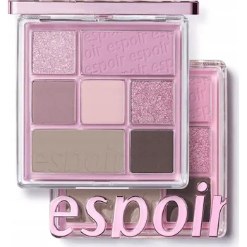 Oční stíny Espoir Real Eye Palette #04 Mauve Me 10 g - paletka očních stínů v odstínech mauve