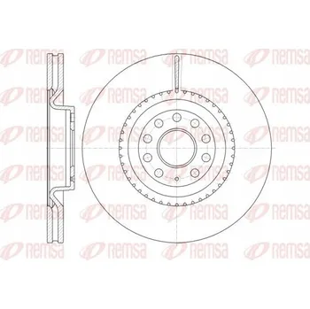 Brzdový kotouč Brzdový kotouč Remsa 6791.10