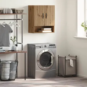 Příborník do zásuvky Nástěnná skříň Artisanový dub 60 x 31 x 70 cm kompozitní dřevo