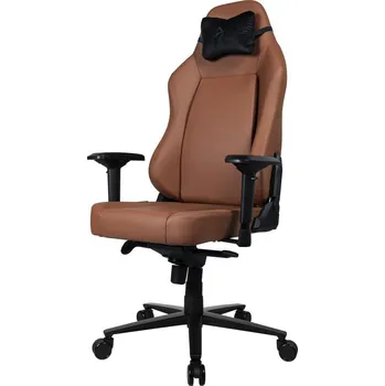 Herní židle AROZZI herní židle PRIMO Full Premium Leather Brown/ 100% přírodní italská kůže/ hnědá