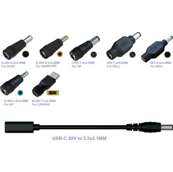 EUROCASE koncovky pro napájecí adaptér AD-716