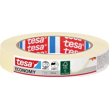 Lepicí páska tesa UNIVERSAL 05286-00000-03 krepová lepicí páska béžová (d x š) 50 m x 19 mm 1 ks