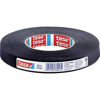 Izolační páska tesa 57230-00000-02 páska se skelným vláknem černá (d x š) 50 m x 19 mm 1 ks