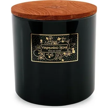 Svíčka VEREMUNDO HOME Vonná svíčka Paris Bois de Cedre, 680 g, černá 16198