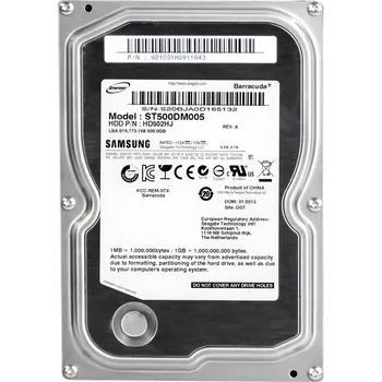 Interní pevný disk Pevný disk Samsung SpinPoint F3 500GB SATA II 3,5"