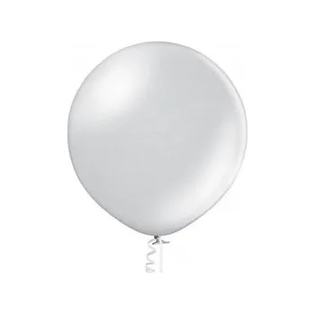 Balónek Balónek "Metalický", stříbrný, Belbal, 24", 61 cm