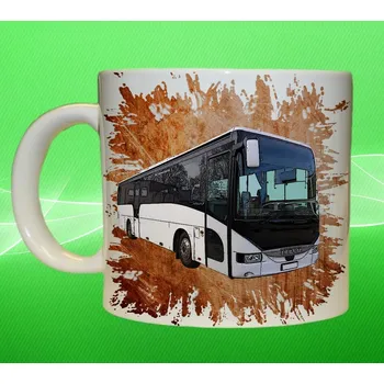 hrnek s autobusem IVECO ARWAY oranžový 550 ml