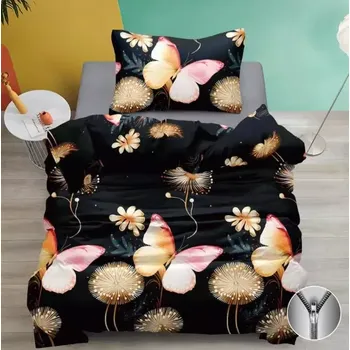 Povlečení NOVINKA 2025! Exkluzivní oboustranné Bavlněné povlečení s 3D efektem 140x200/70x90 cm - RADANA