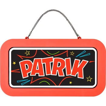 Party dekorace Neonová cedulka se jménem - Patrik