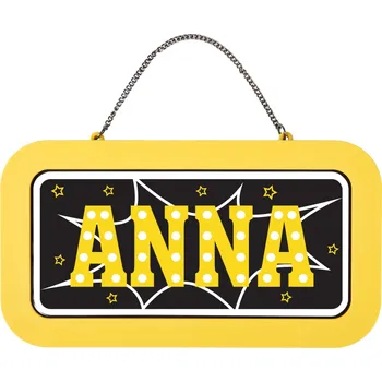 Party dekorace Neonová cedulka se jménem - Anna