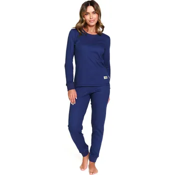 Dámské noční prádlo Dámské pyžamo Doctor Nap PM.7349 Barva: Modrá - světle, Velikost: 2XL