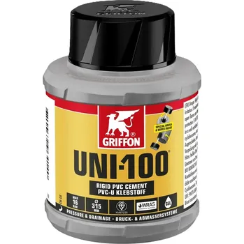 Průmyslové lepidlo Lepidlo PVC Griffon UNI-100, dóza se štetcem 250 ml