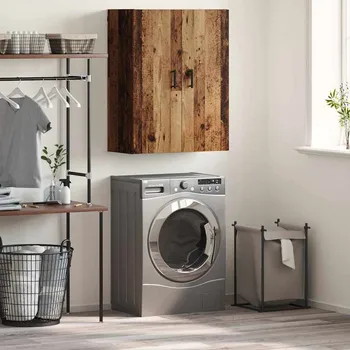 Nástěnná skříňka Staré dřevo 69,5 x 34 x 90 cm kompozitní dřevo