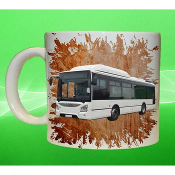 hrnek s autobusem IVECO oranžový 450 ml