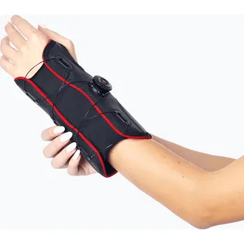 Ortéza na levé zápěstí MSupport Red black