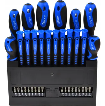 Šroubovák Sada šroubováků a bitů Geko 36dílná G32002