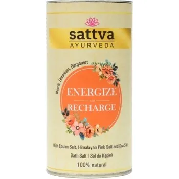 Koupelová sůl Sattva Bath Salt sůl do koupele Energize and Recharge 300 g