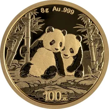 Zlatá investiční mince Panda 8g | 2026