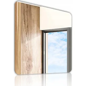 Zrcadlo Zrcadlo do koupelny se zaoblenými rohy 60x60 cm