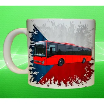 hrnek s autobusem red IVECO Crossway LE 550 ml