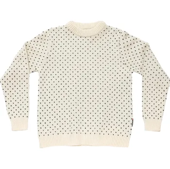 Pánský svetr Devold vlněný svetr Sorisen Wool Sweater Barva: Offwhite/Ink, Velikost: XL