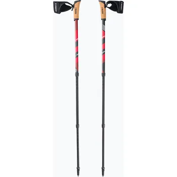 Trekingová hůl Hole na nordic walking Viking Kube Pro 34 červené 650/22/1743/34