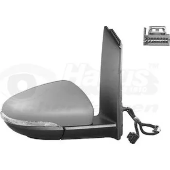 Auto zrcátko Vnější zpětné zrcátko VAN WEZEL 5735808