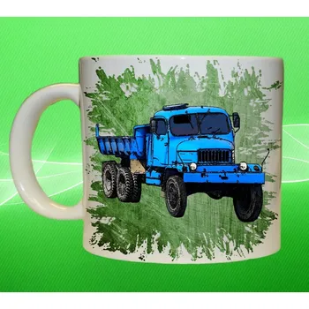 hrnek Praga V3S zelený 550 ml (hrnek s náklaďákem)