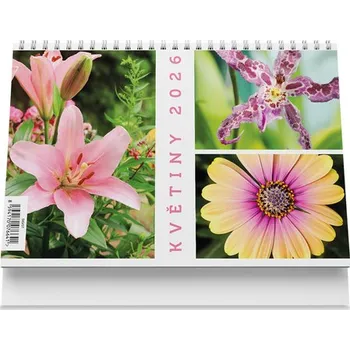 Kalendář Stolní kalendář Květiny 2026 kalendář DN00568304