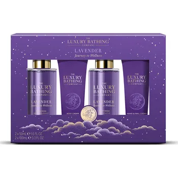 Kosmetická sada Grace Cole – Dárková sada Levandule (Lavender), péče o tělo a ruce, 4 ks