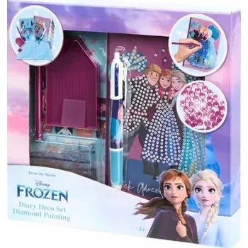 Zápisník Zápisník A5 Canenco Ledové Království růžový, vícebarevný