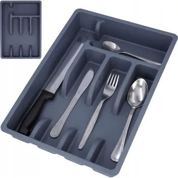 Příborník do zásuvky Organizér do kuchyňské zásuvky na příbory, organizér