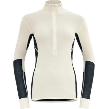 Pánské termoprádlo Devold WOOL MESH 190 ZIP NECK WMN Barva: Ink/Offwhite, Velikost: S