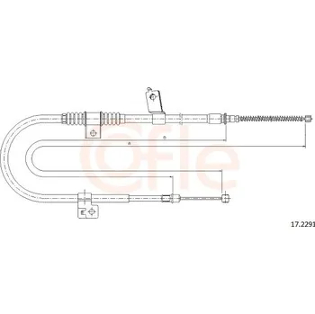 Auto-moto Lanko ruční brzdy COFLE 17.2291