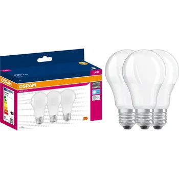 Žárovka 3x LED žárovka E27 A60 10W (ekvivalent 75W) 1055lm 4000K Osram