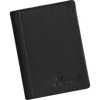 Peněženka Černá elegantní kožená dokladovka Mercucio