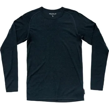 Pánské tričko Devold LAUPAREN MERINO 190 BASE SHIRT MAN Barva: Ink, Velikost: XXL