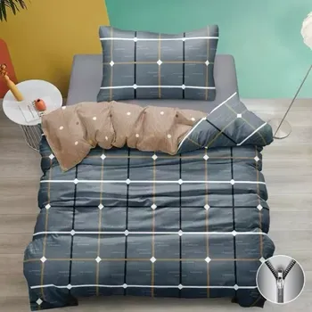 Povlečení NOVINKA 2025! Exkluzivní oboustranné Bavlněné povlečení s 3D efektem 140x200/70x90 cm - BOHUNKA