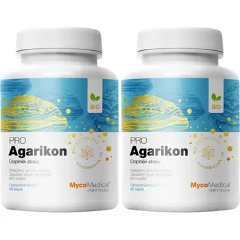 2x MycoMedica Agarikon PRO 180 cps. (Zdravé trávení)