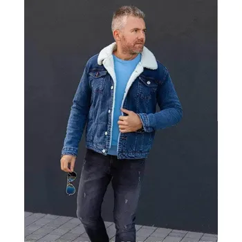 Laid Back Pánská bunda džínová s kožíškem 15892 Jeans, M