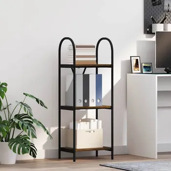 Obývací pokoj Knihovna Kouřový dub 40 x 30 x 109 cm Kompozitní dřevo