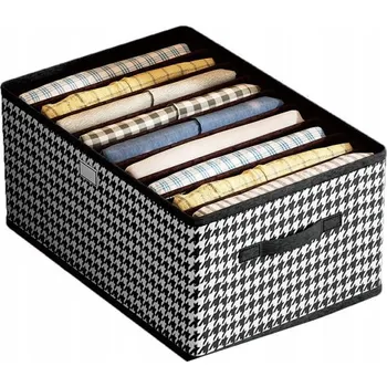 Úložný box Skládací organizér se 7 přihrádkami z netkané textilie pepito 30×44×20 cm bez víka