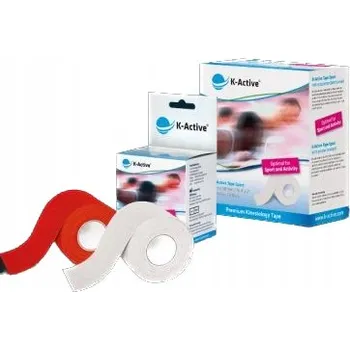 Tejpovací páska Tejpovací páska pro kinesiotaping K-Active 5 cm x 5 m béžová a hnědá