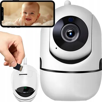 IP kamera ELEKTRONICKÁ CHŮVIČKA KAMERA FULL HD WIFI OTOČNÁ 100m DOSAH NOČNÍ REŽIM