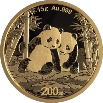 Zlatá investiční mince Panda 15g | 2026